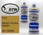 Preview: Ford, Medium Sonora Metallic, DN / M6695: 400ml Sprühdose + 400ml Klarlack - Set, von ATW Autoteile West.